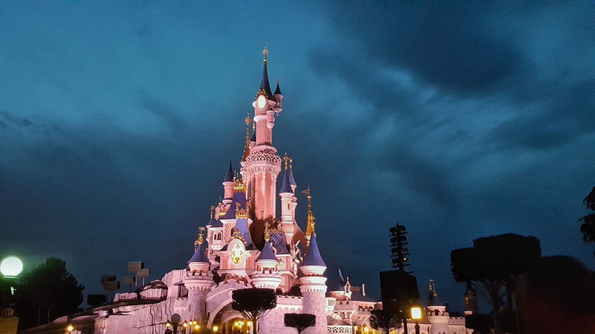 Disneyland Paris Castle illuminated at night. Marne-la-Vall??e, Paris,  France, 1 , #Sponsored, #illuminated…